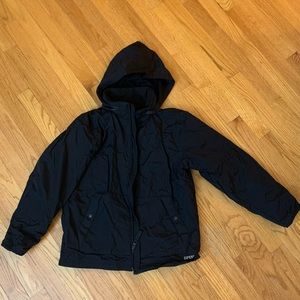 Gap Water-repellent Black Coat Boys 10-12